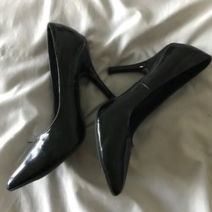 Patent leather heels